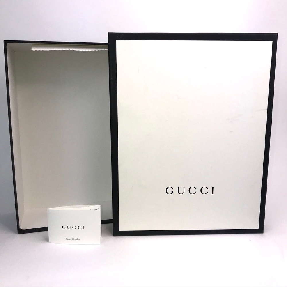 Gucci White Black Gift & Shoe Box Authentic